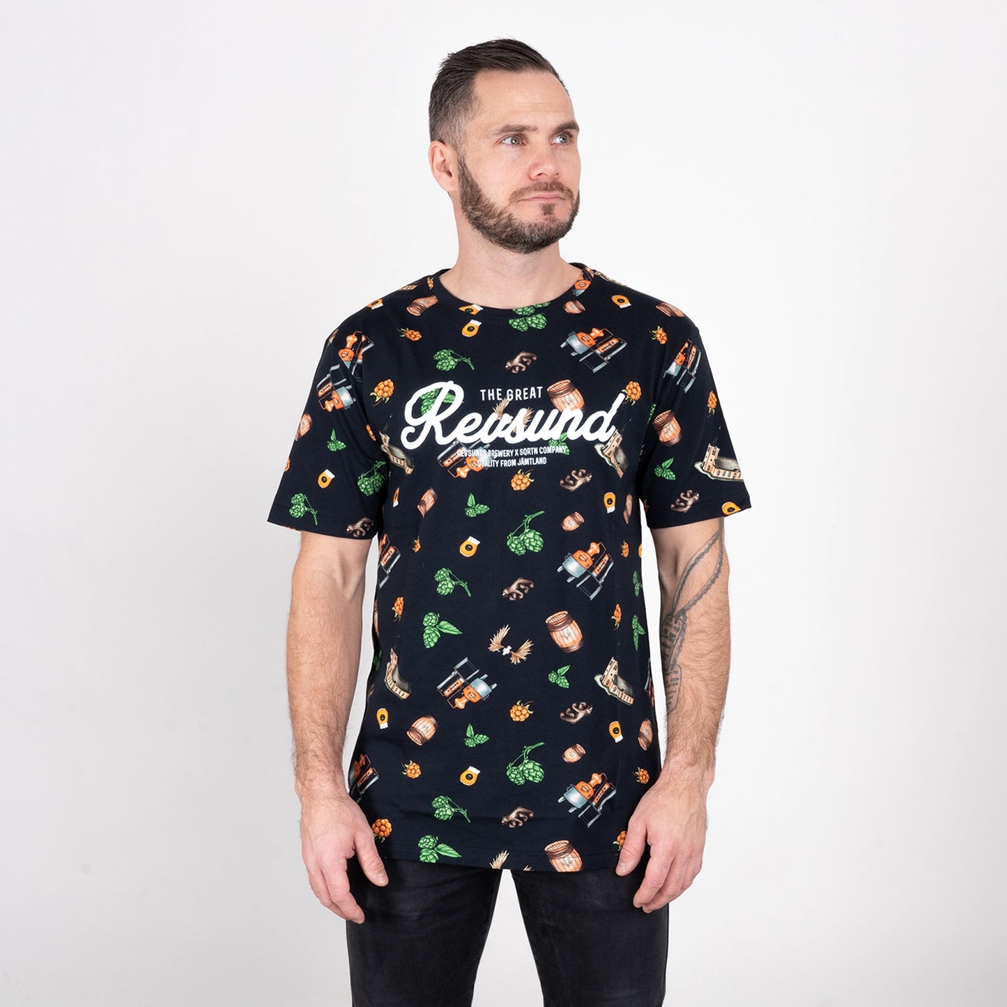Sqrtn - The Great Revsund T-shirt - Revsund Black