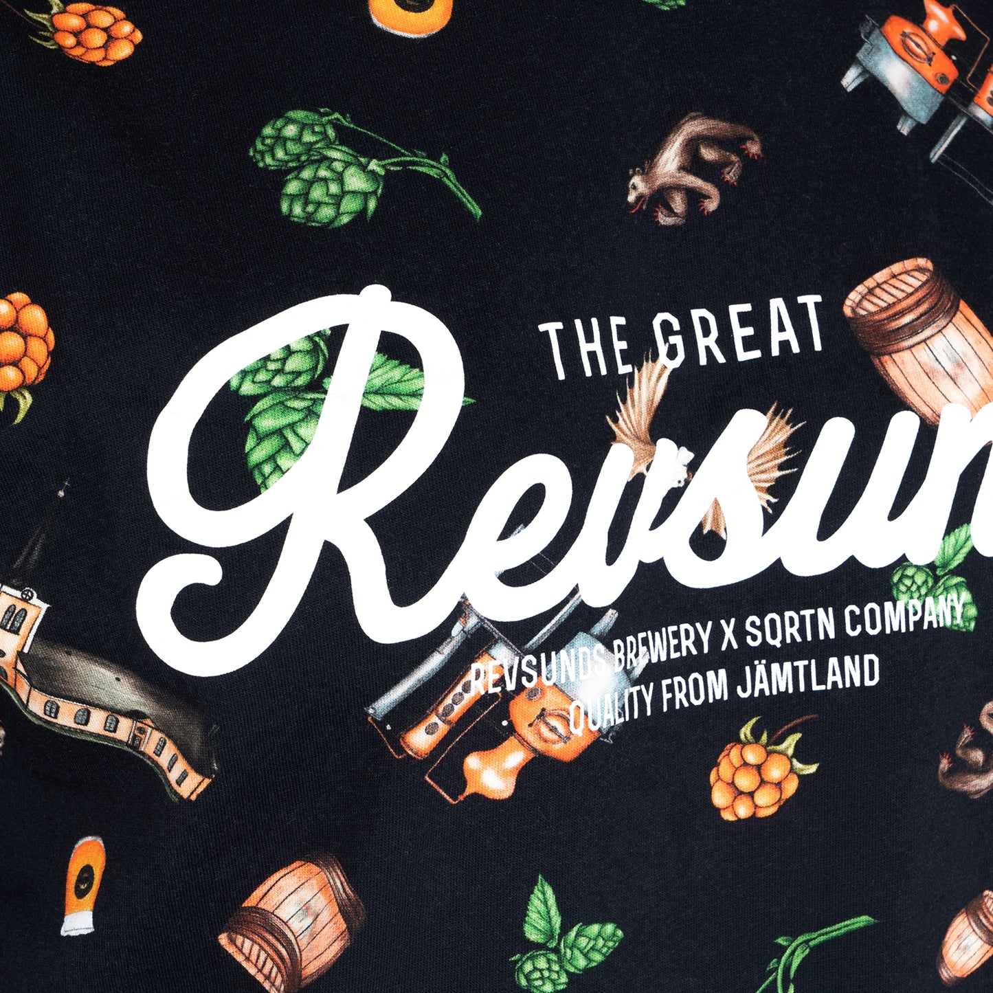 Sqrtn - The Great Revsund T-shirt - Revsund Black